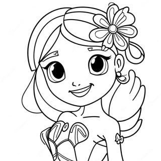 Pahina Ng Kulay Ng Flora Mula Sa Winx Club 95386-34562