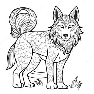 Pahina Ng Kulay Ng Majestic Therian Wolf 95590-34726