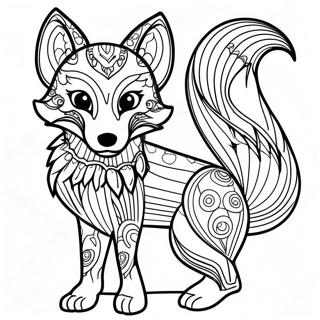 Pahina Ng Kulay Ng Colorful Therian Fox 95591-34765