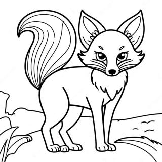 Pahina Ng Kulay Ng Colorful Therian Fox 95591-34767