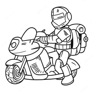 Pahina Ng Kulay Ng Masiglang Action Figure Toy 95872-34986