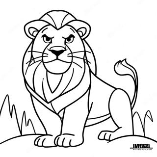 Pahina Ng Kulay Ng Mufasa Hari Ng Leon 95894-34994