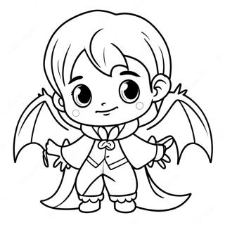 Chibi Anime Na Bampira Na Pahina Ng Kulay 96287-35308