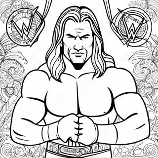 Detalyadong Grayscale Na Wwe Na Pahina Ng Kulay 96310-35316