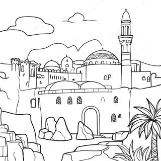 Mga Makasaysayang Lugar Ng Israel Na Pahina Ng Kulay 96545-35510