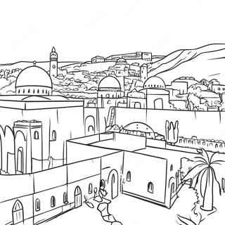 Mga Makasaysayang Lugar Ng Israel Na Pahina Ng Kulay 96545-35512