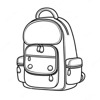 Backpack Mga Pahina Ng Kulay