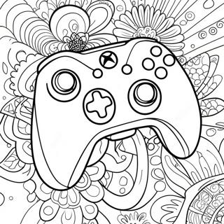 Pahina Ng Kulay Ng Makulay Na Xbox Controller 97211-36186