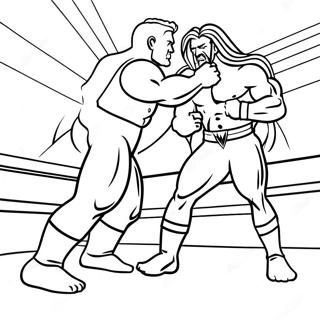 Pahina Ng Kulay Ng Intense Wwe Match Scene 97314-36266