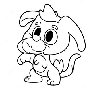 Mapaglarong Pahina Ng Kulay Ng Bluey Nanay 97365 36307