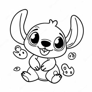 Pahina Ng Kulay Ng Kaakit Akit Na Stitch Na May Mga Multo 97444-36375