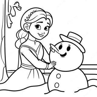 Frozen Coloring Pages