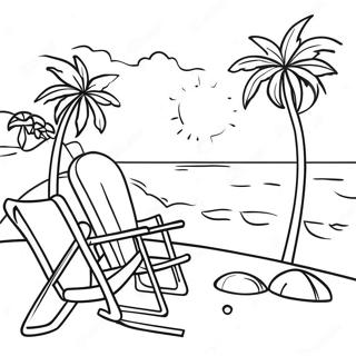 Pahina Ng Kulay Ng Maaraw Na Tanawin Sa Baybayin 98165 37066