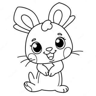 Kaakit Akit Na Chibi Kuneho Pahina Ng Kulay 98755-37528