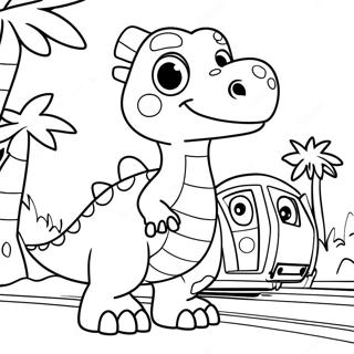 Pahina Ng Kulay Ng Dinosaur Train 98905-37633