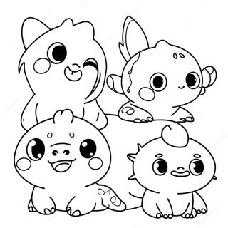 Cute Na Nilalang Ng Banban Pahina Ng Kulay 99112 37807