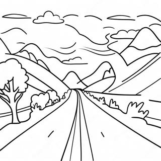 Biyahe Sa Daan Coloring Pages