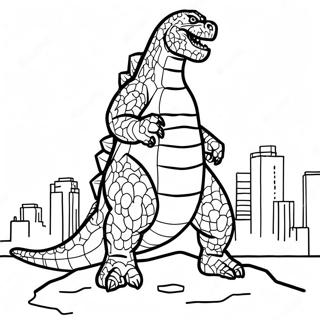 Godzilla 2021 Mga Pahina Ng Kulay